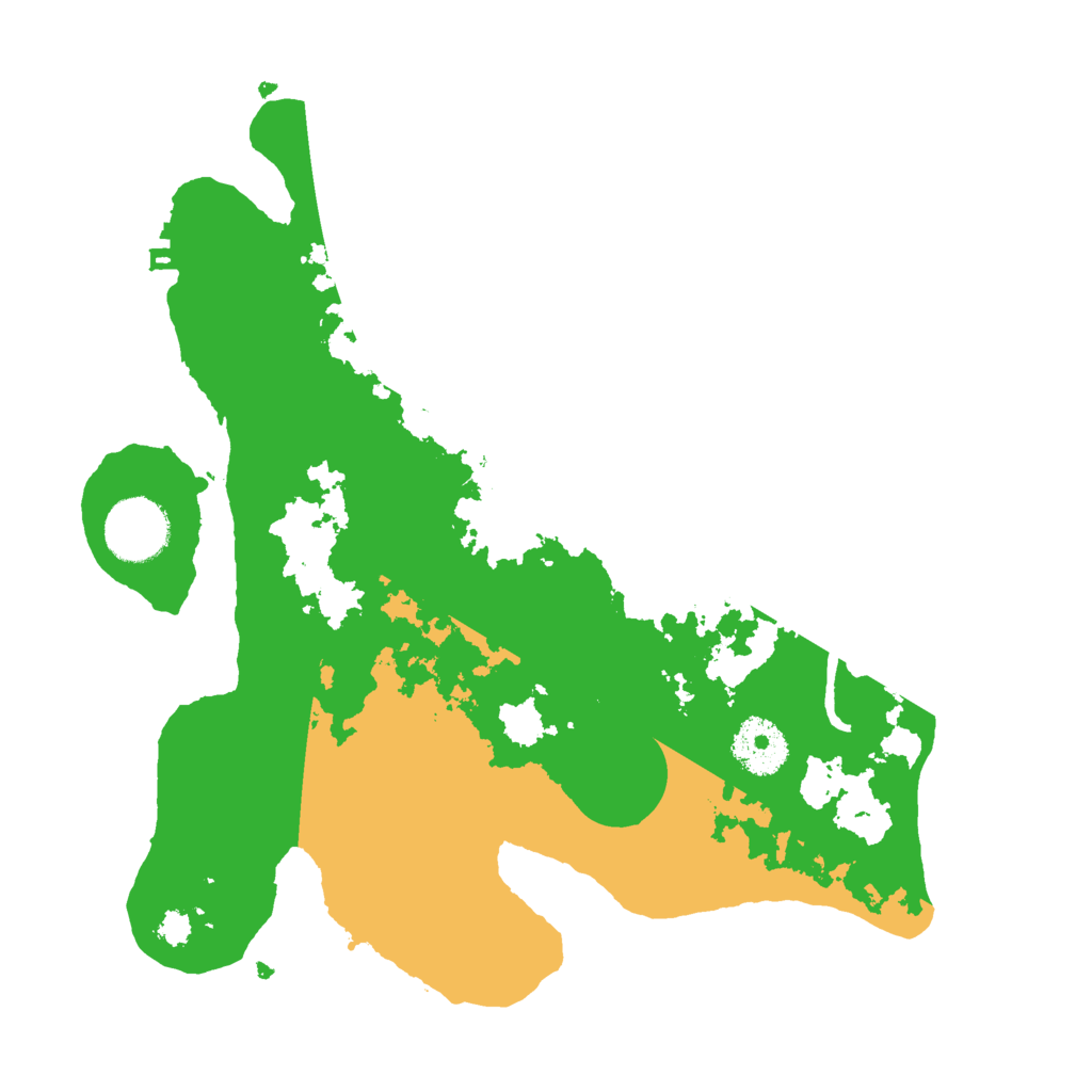 Biome Rust Map: Procedural Map, Size: 3000, Seed: 1628508666