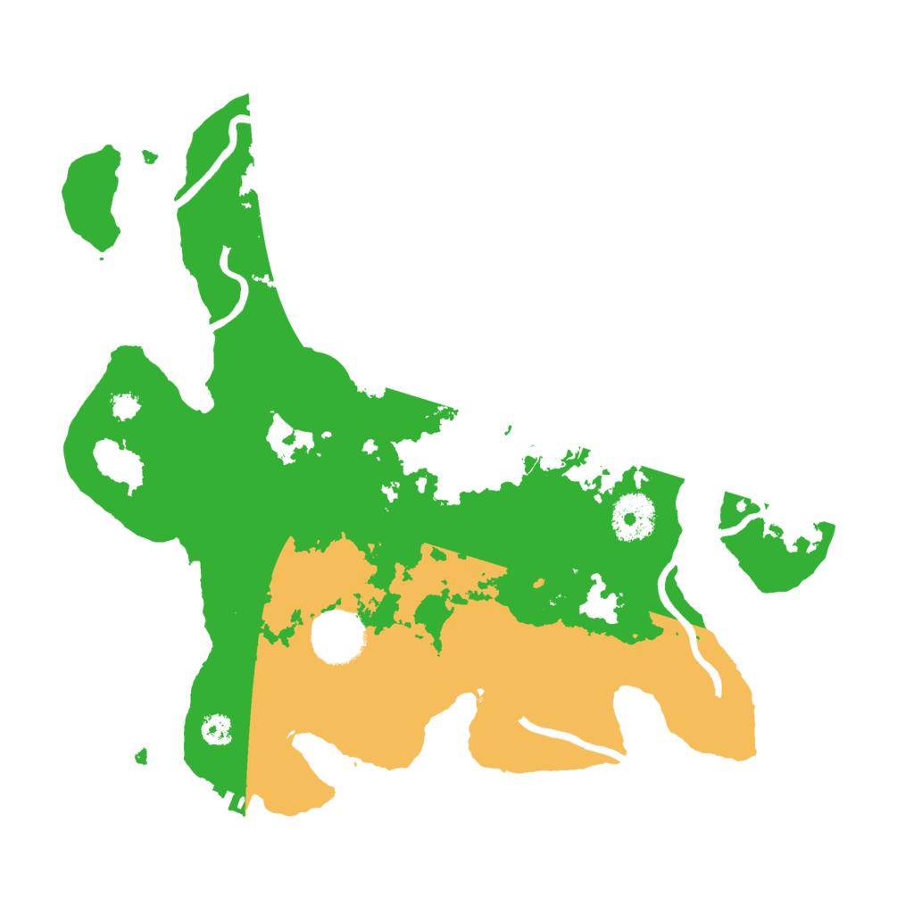 Biome Rust Map: Procedural Map, Size: 3000, Seed: 8021653