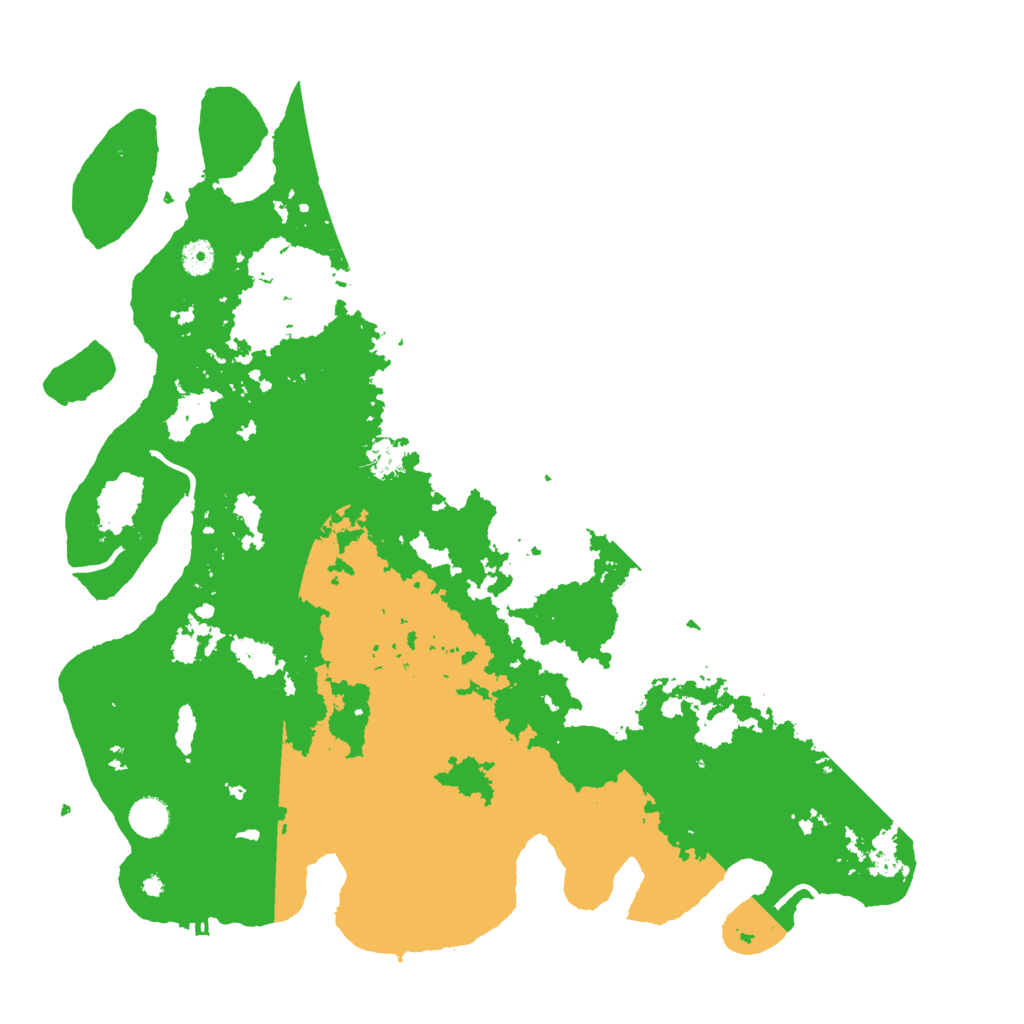 Biome Rust Map: Procedural Map, Size: 4500, Seed: 32852