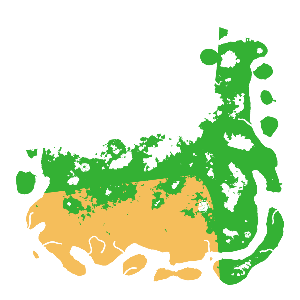 Biome Rust Map: Procedural Map, Size: 4800, Seed: 1648