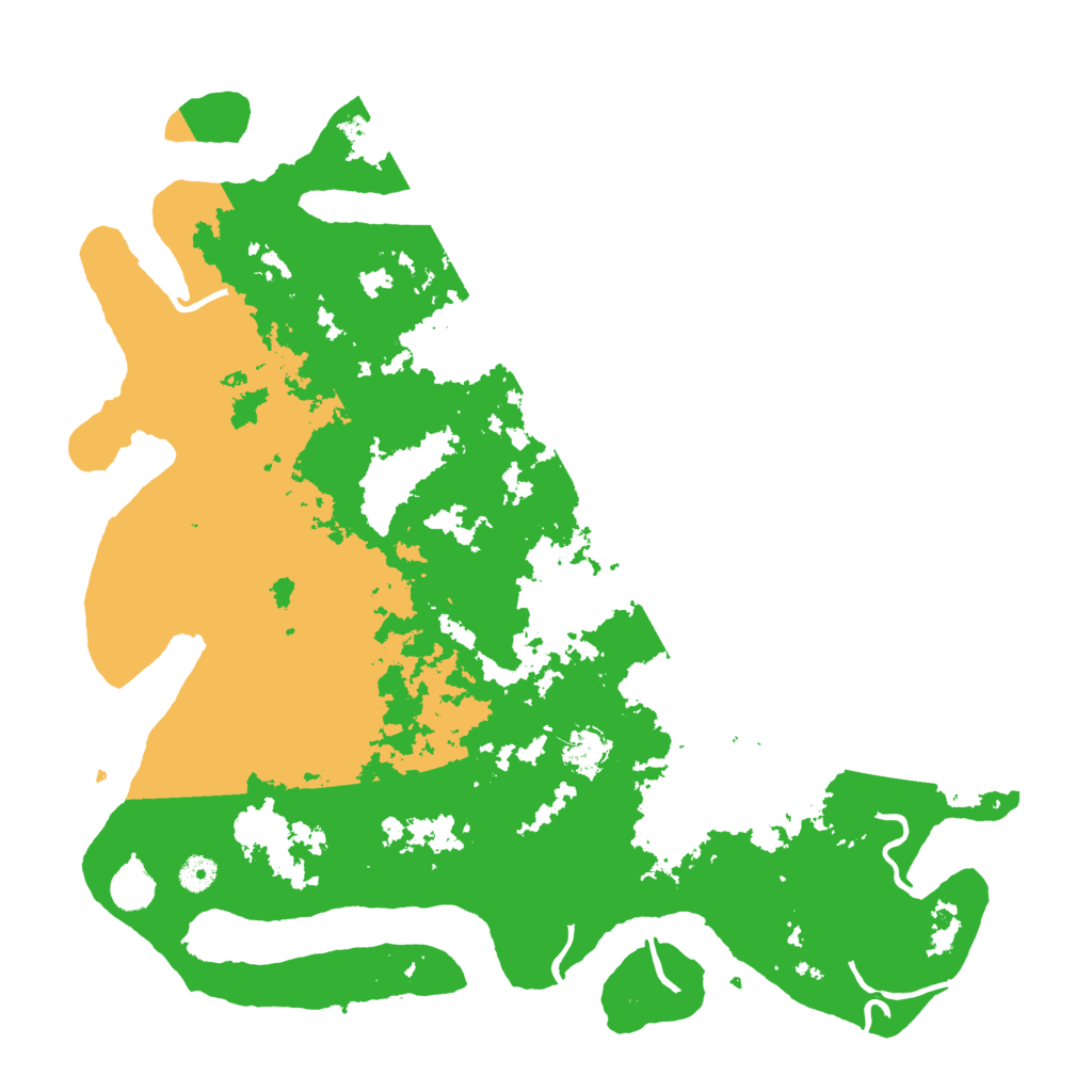 Biome Rust Map: Procedural Map, Size: 4500, Seed: 74470