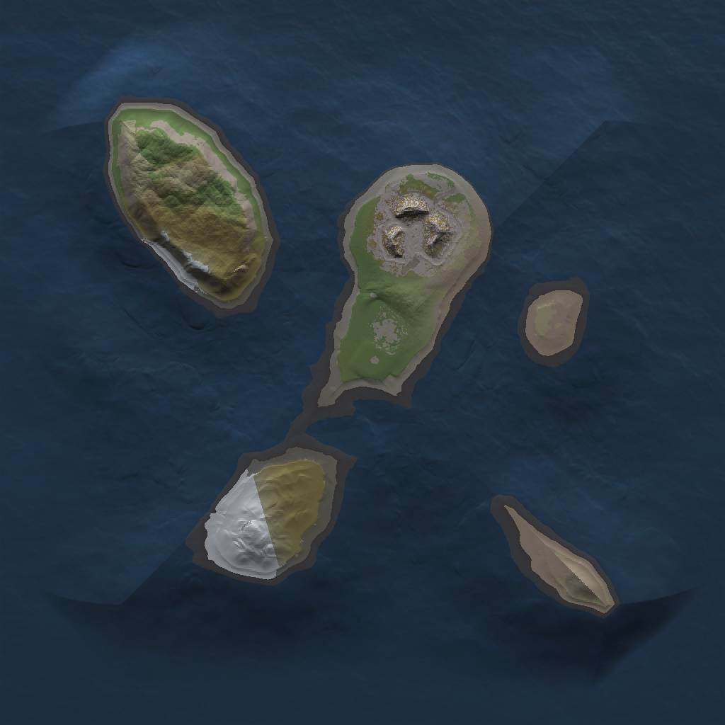 Rust Map: Barren, Size: 1500, Seed: 1512, 3 Monuments