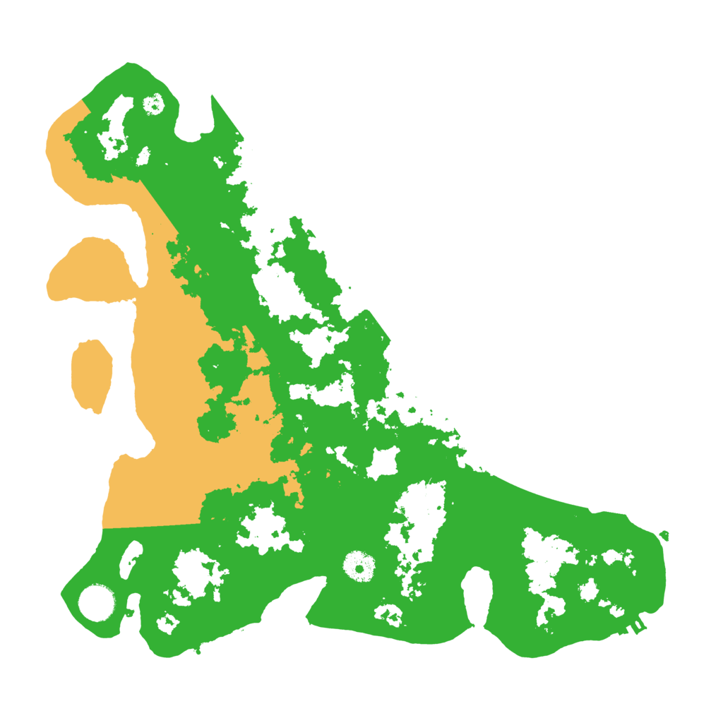 Biome Rust Map: Procedural Map, Size: 3500, Seed: 70217916