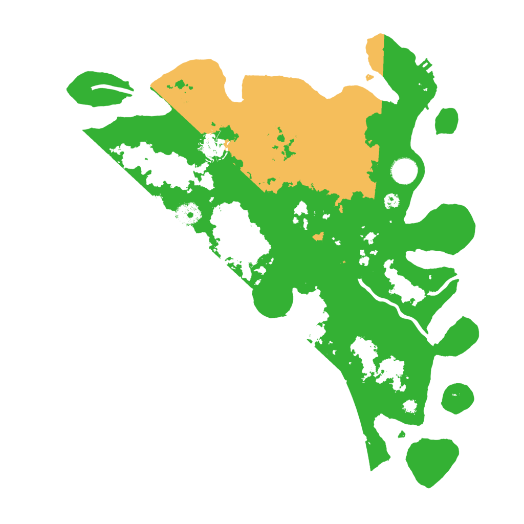 Biome Rust Map: Procedural Map, Size: 3500, Seed: 80618649