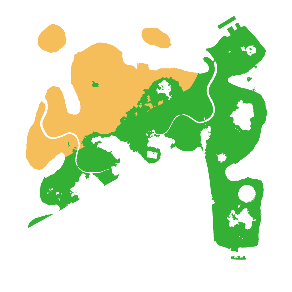 Biome Rust Map: Procedural Map, Size: 3000, Seed: 658115112