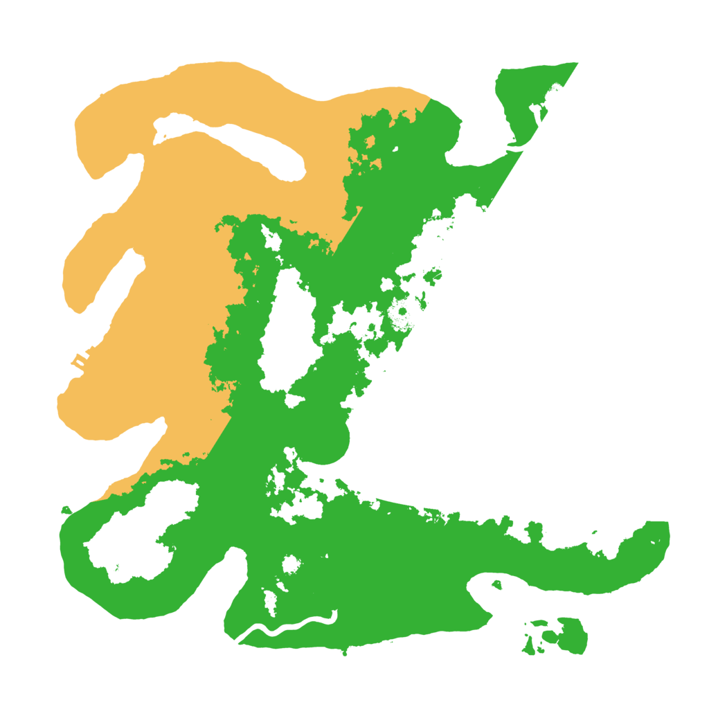 Biome Rust Map: Procedural Map, Size: 3500, Seed: 17408900