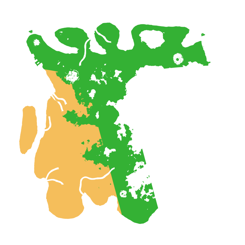 Biome Rust Map: Procedural Map, Size: 3500, Seed: 96016125