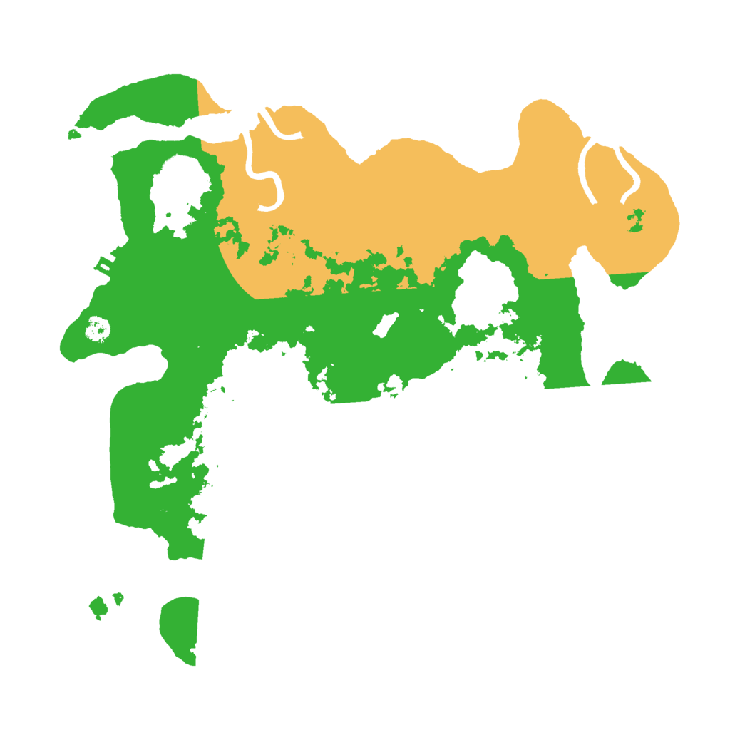 Biome Rust Map: Procedural Map, Size: 3000, Seed: 20401538