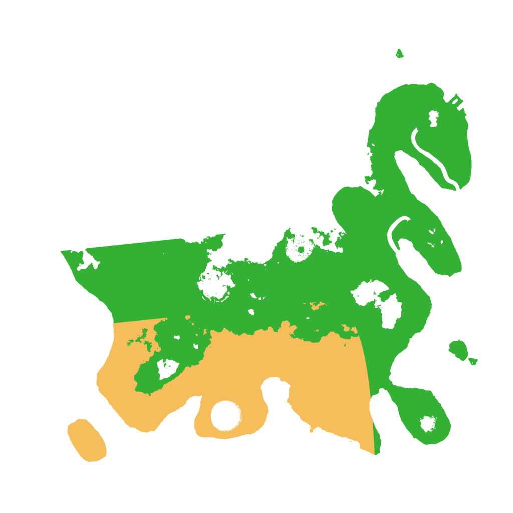 Biome Rust Map: Procedural Map, Size: 3000, Seed: 58740867