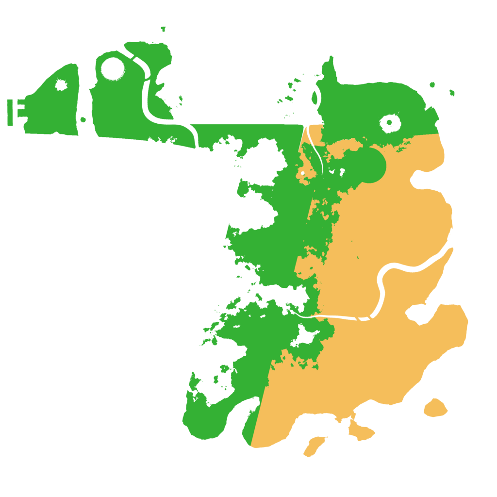 Biome Rust Map: Procedural Map, Size: 3800, Seed: 244122769