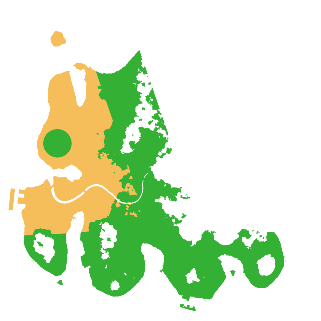 Biome Rust Map: Procedural Map, Size: 3000, Seed: 43741