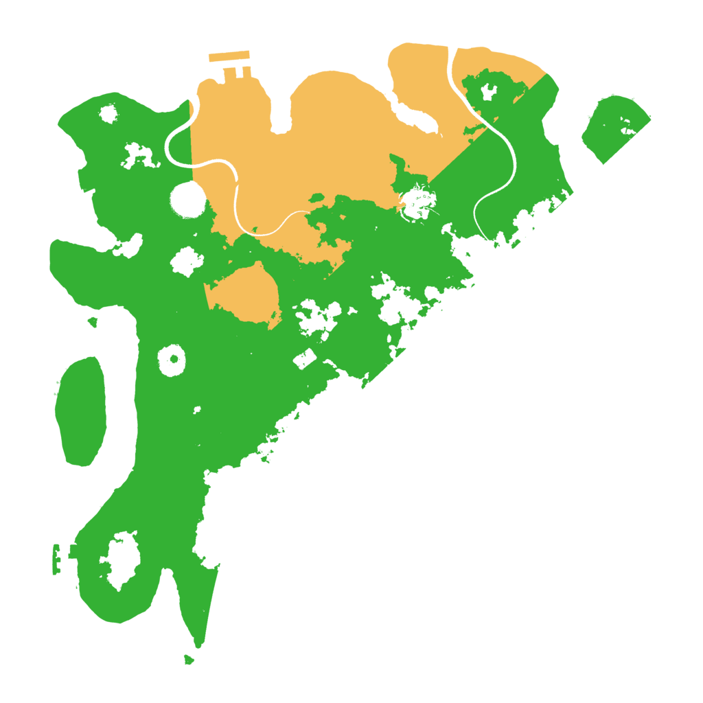 Biome Rust Map: Procedural Map, Size: 3500, Seed: 28316617
