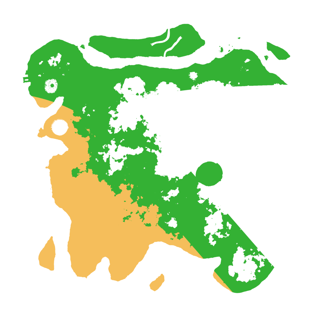 Biome Rust Map: Procedural Map, Size: 3500, Seed: 223751