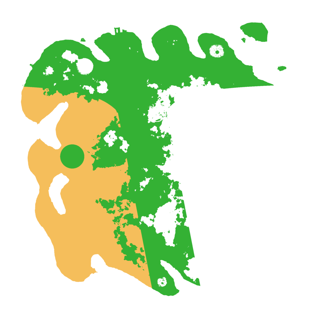 Biome Rust Map: Procedural Map, Size: 3500, Seed: 84300301