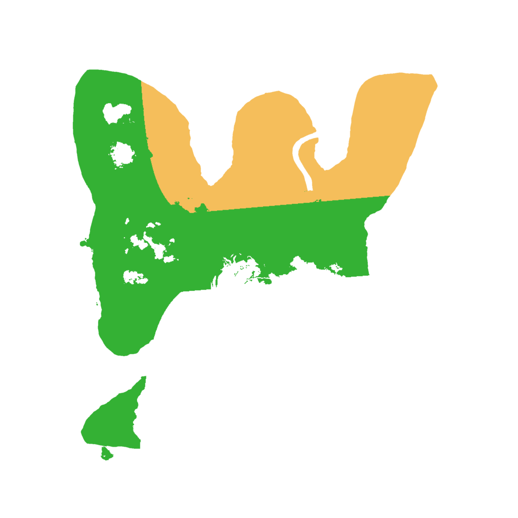 Biome Rust Map: Procedural Map, Size: 2000, Seed: 253771506