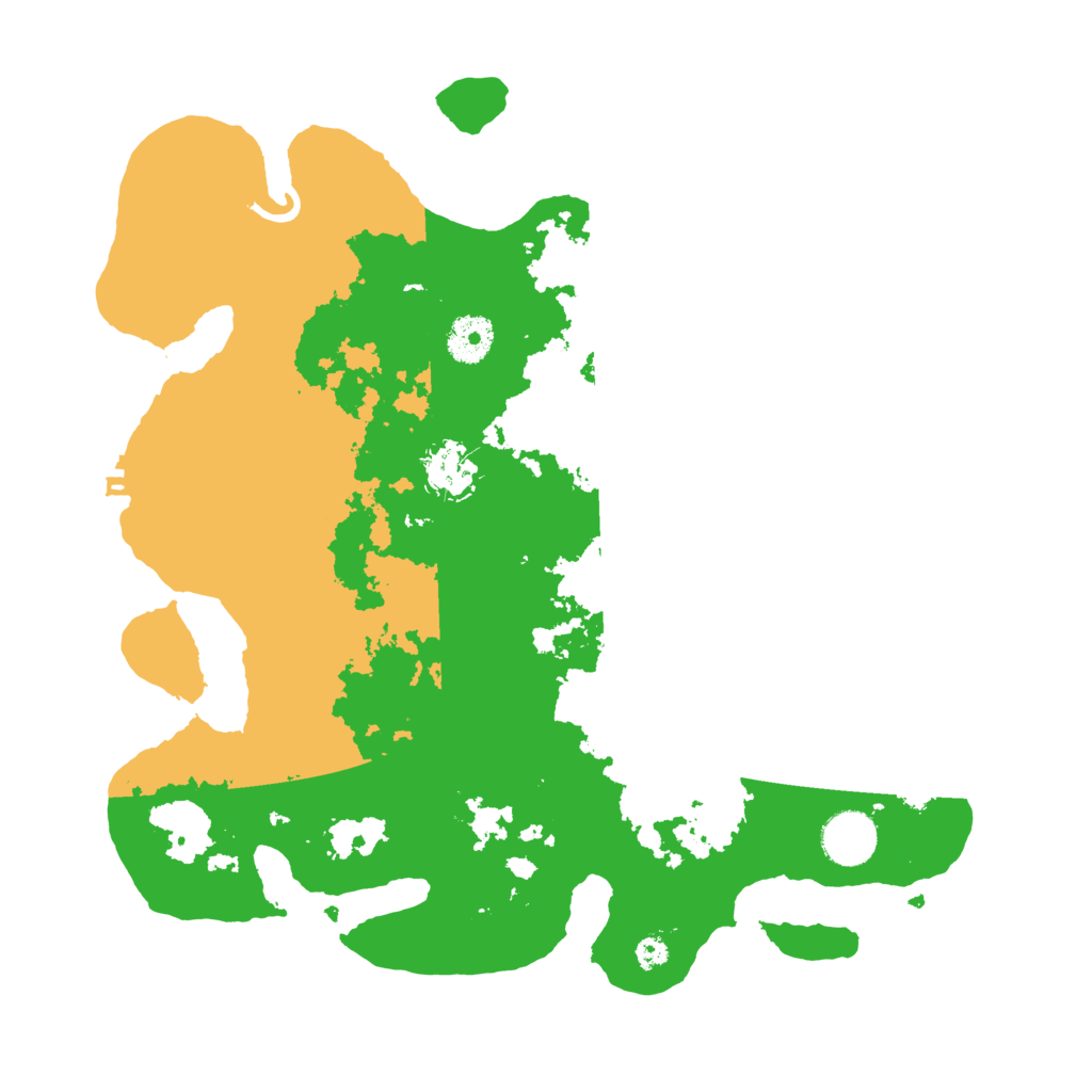 Biome Rust Map: Procedural Map, Size: 3500, Seed: 17065090