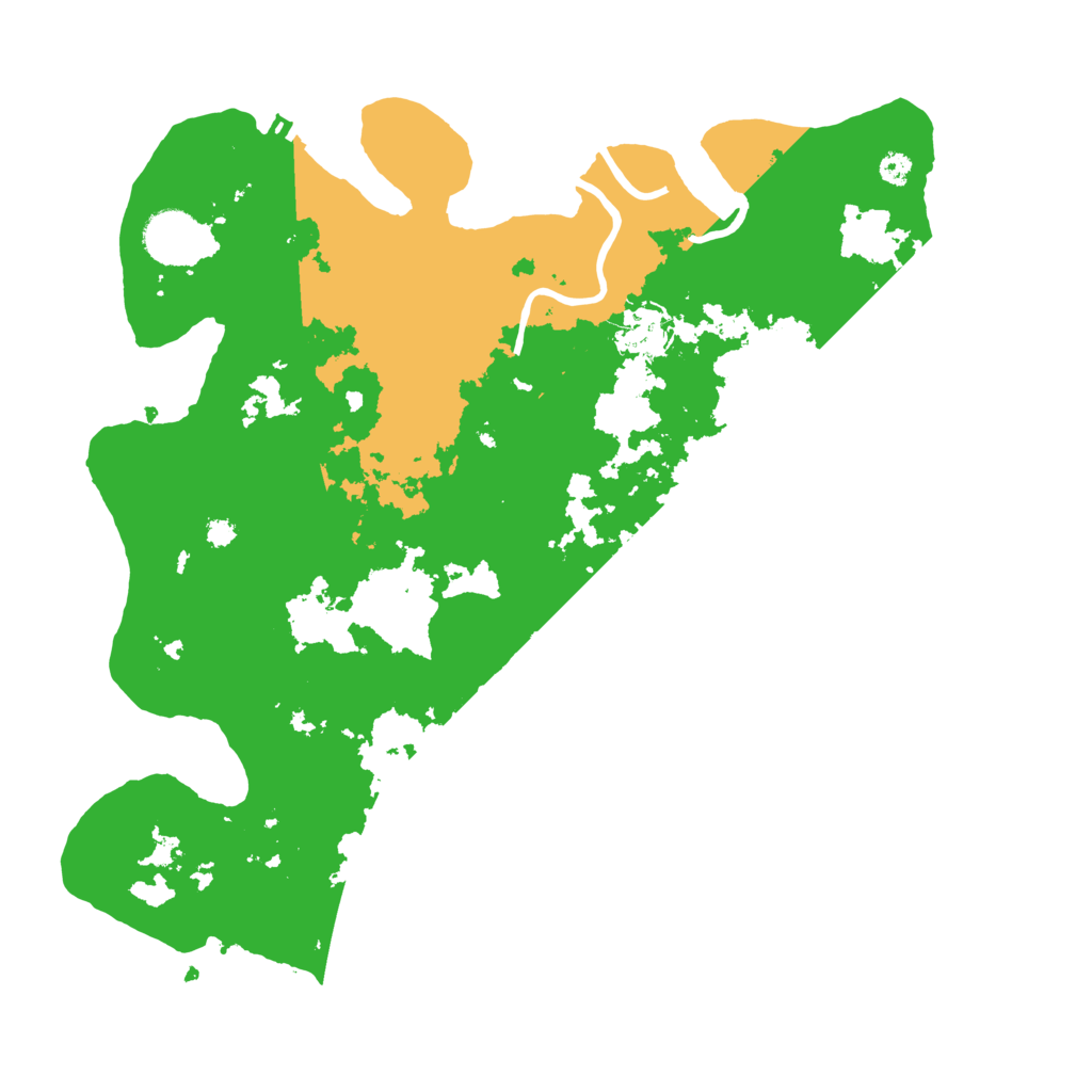 Biome Rust Map: Procedural Map, Size: 3500, Seed: 611067384