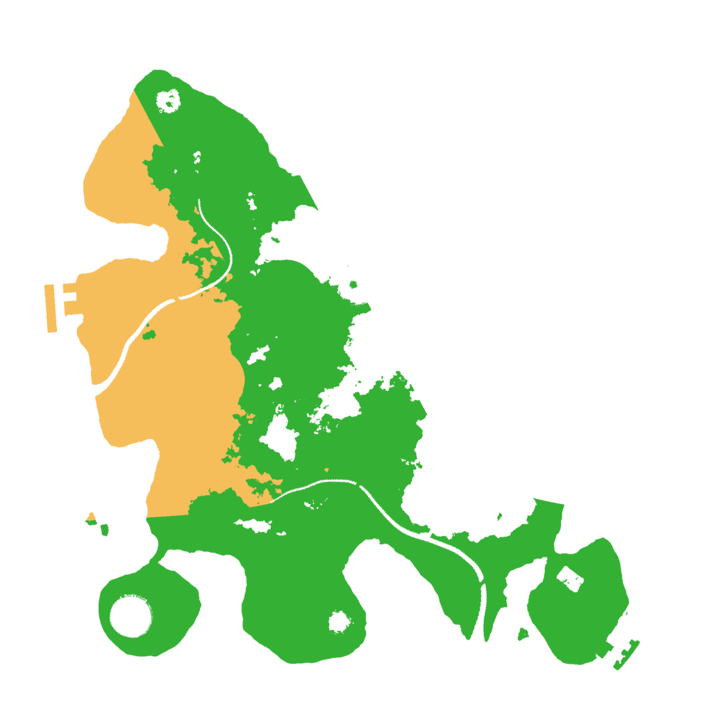 Biome Rust Map: Procedural Map, Size: 3000, Seed: 901236129