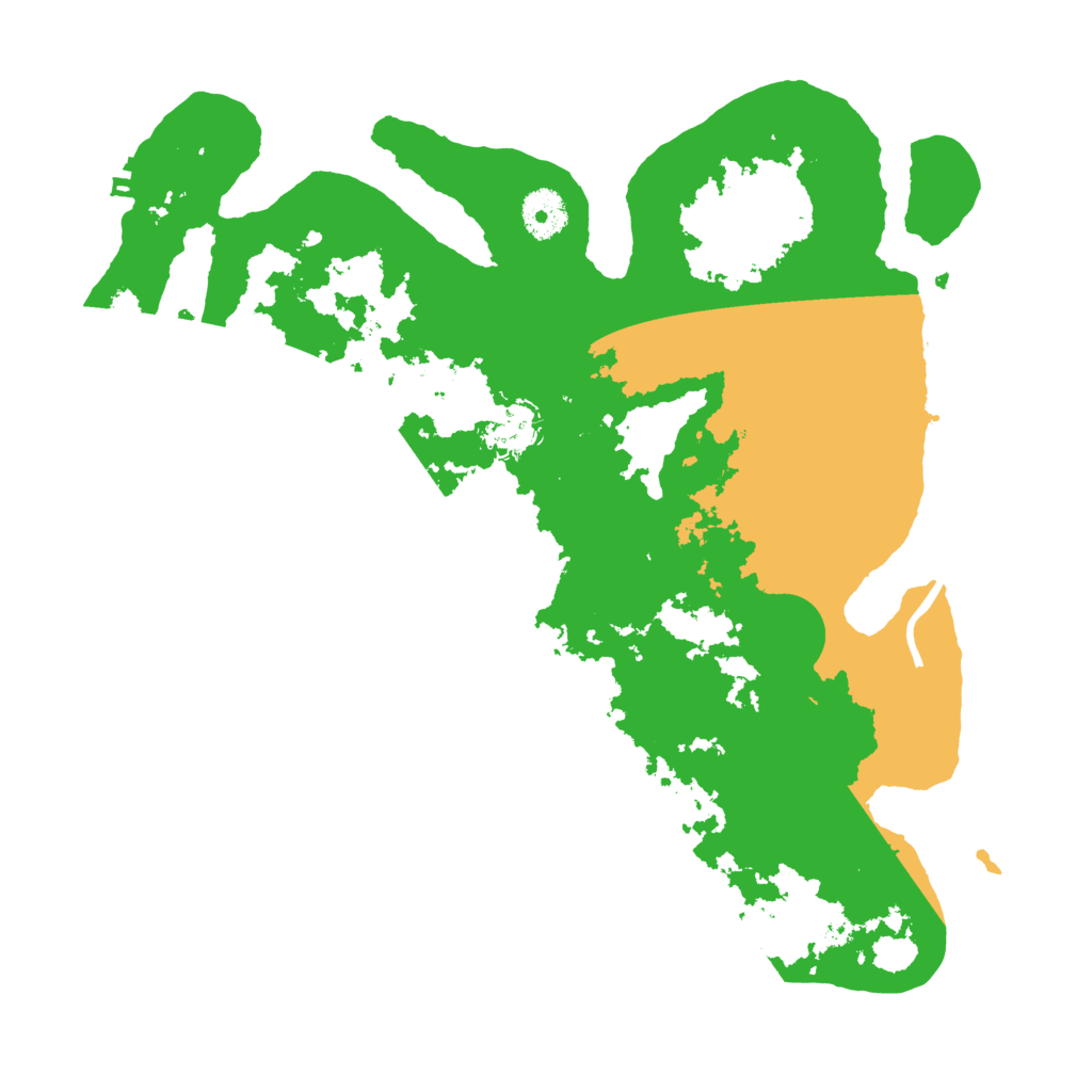 Biome Rust Map: Procedural Map, Size: 3500, Seed: 75195230