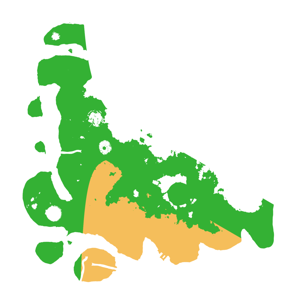 Biome Rust Map: Procedural Map, Size: 3500, Seed: 7851756