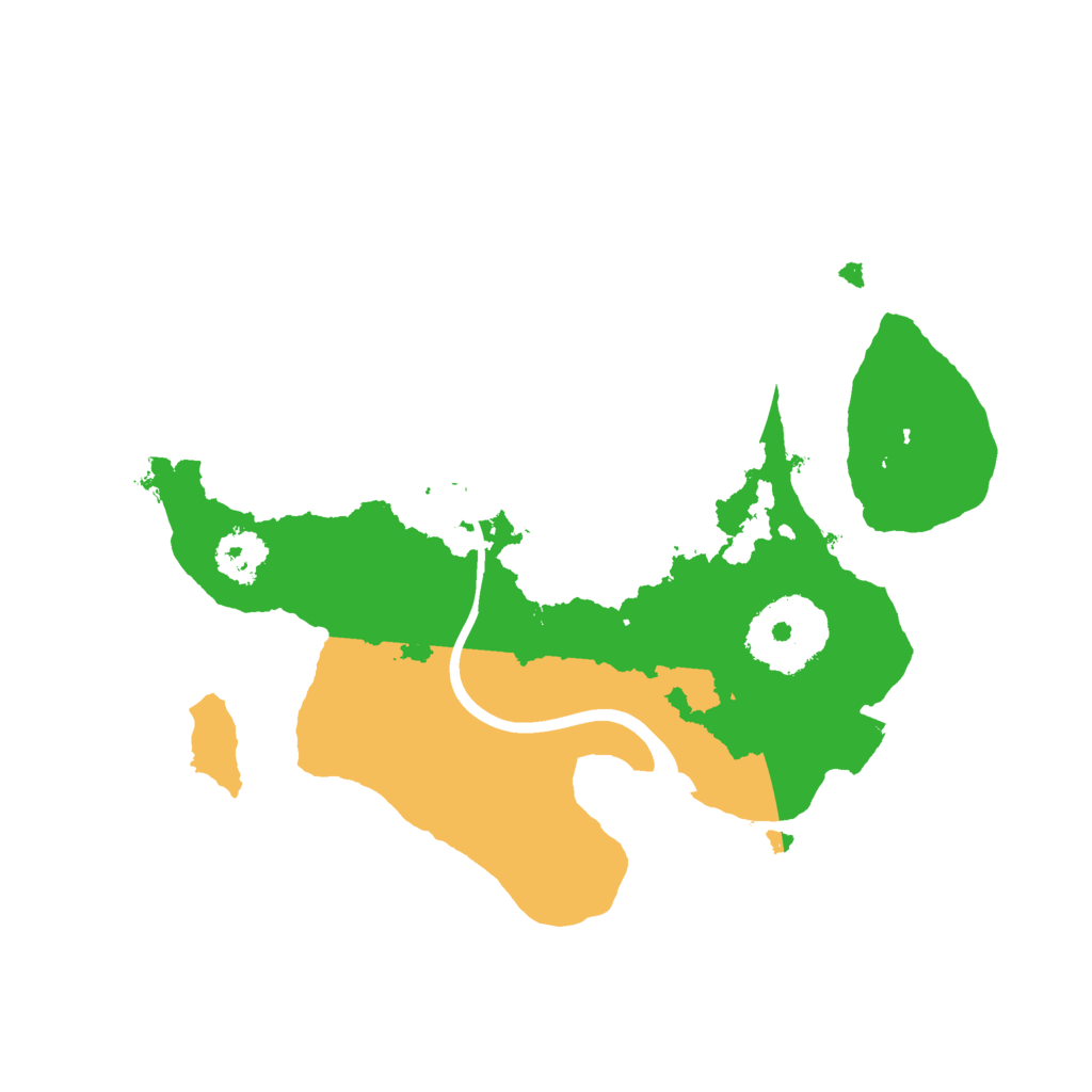 Biome Rust Map: Procedural Map, Size: 2150, Seed: 1234