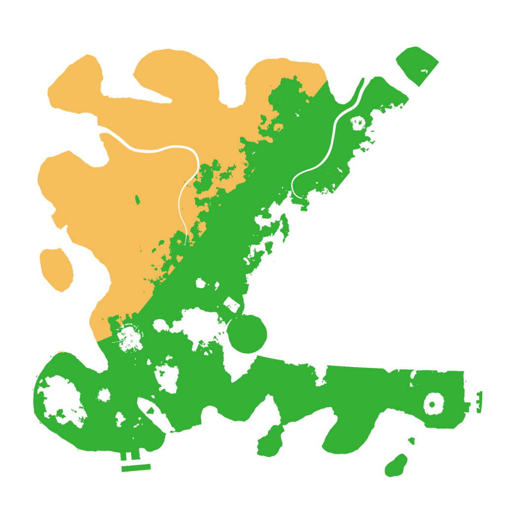 Biome Rust Map: Procedural Map, Size: 3500, Seed: 654163816