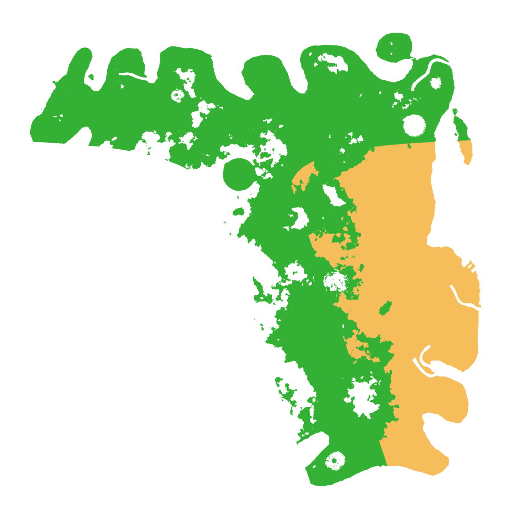 Biome Rust Map: Procedural Map, Size: 4250, Seed: 45243124