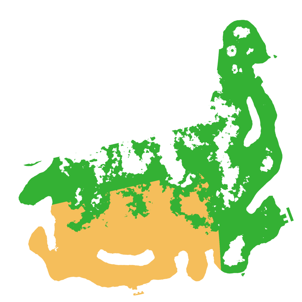 Biome Rust Map: Procedural Map, Size: 4300, Seed: 737354421