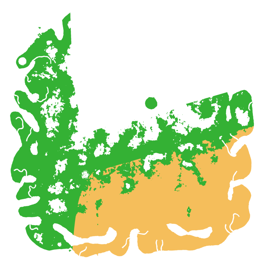 Biome Rust Map: Procedural Map, Size: 6000, Seed: 421572105