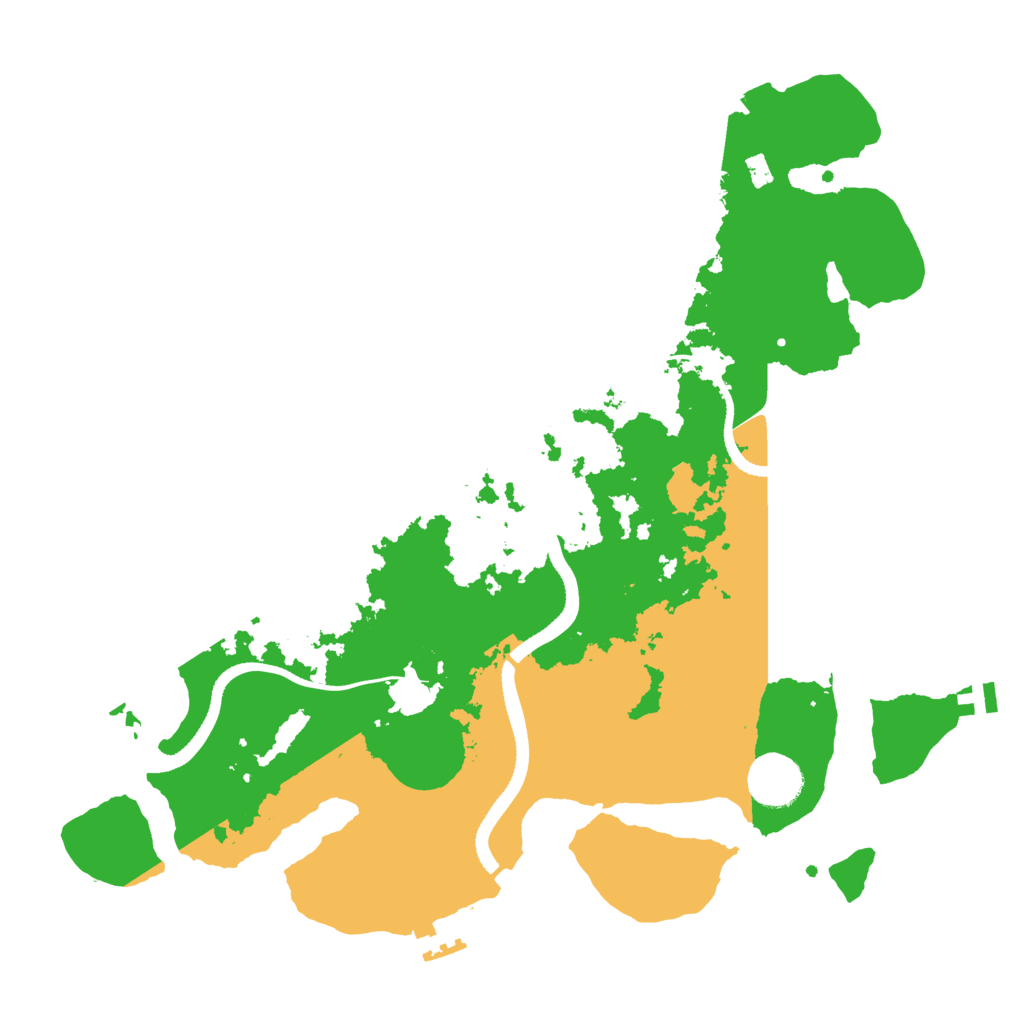 Biome Rust Map: Procedural Map, Size: 3500, Seed: 1930673580