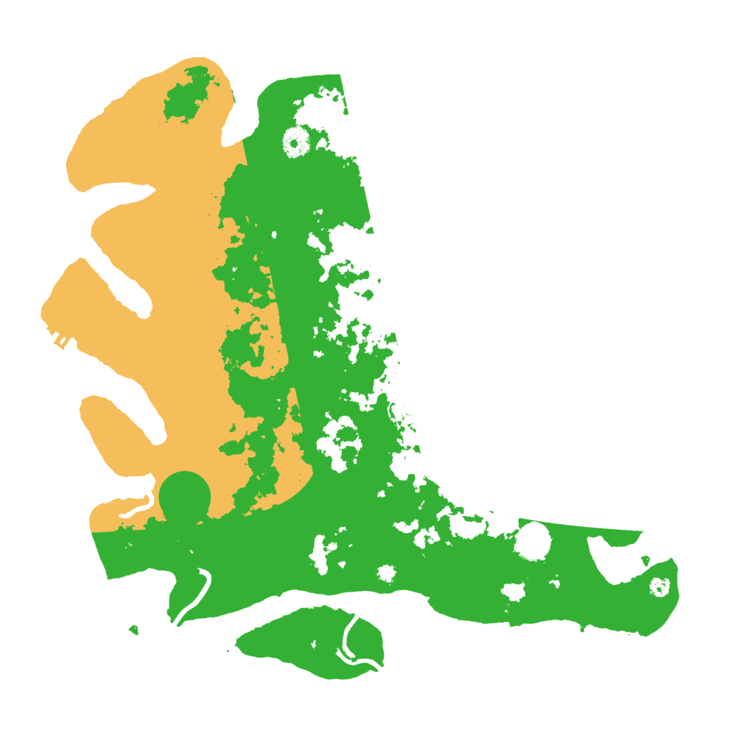 Biome Rust Map: Procedural Map, Size: 3700, Seed: 274444677