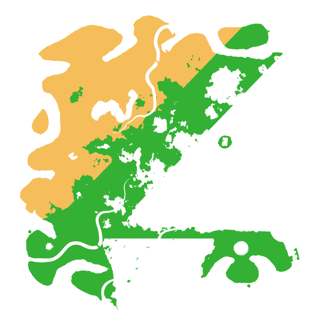 Biome Rust Map: Procedural Map, Size: 4000, Seed: 421556