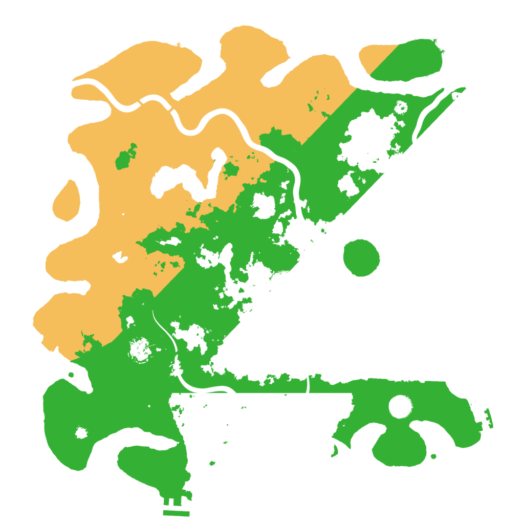 Biome Rust Map: Procedural Map, Size: 4000, Seed: 421556