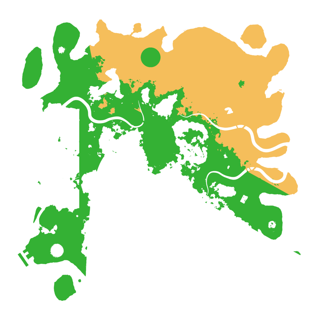 Biome Rust Map: Procedural Map, Size: 4250, Seed: 2031438678