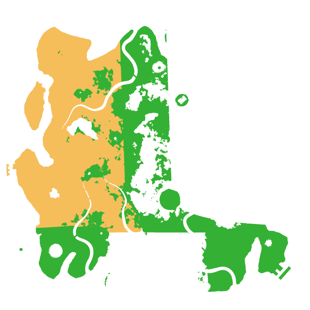 Biome Rust Map: Procedural Map, Size: 4000, Seed: 138207106