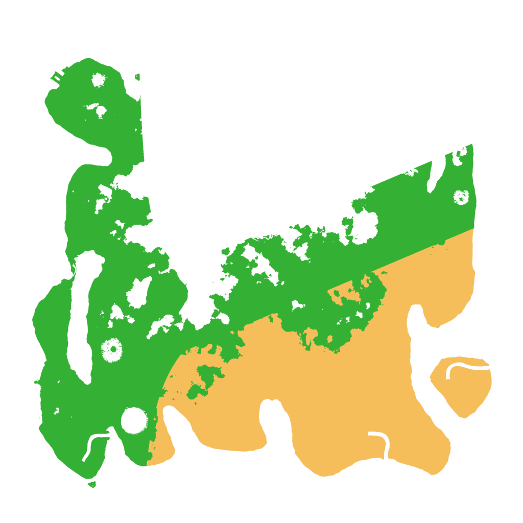 Biome Rust Map: Procedural Map, Size: 3500, Seed: 44394620