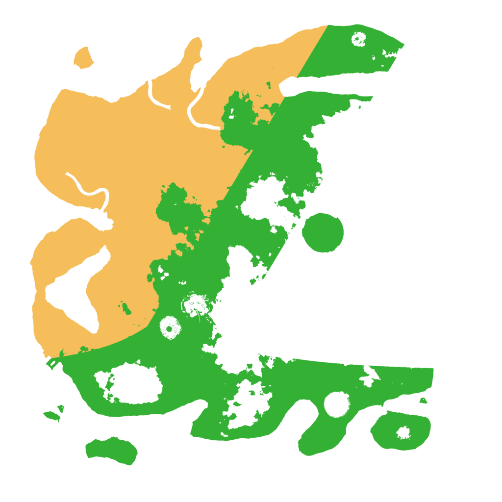 Biome Rust Map: Procedural Map, Size: 3500, Seed: 63723005