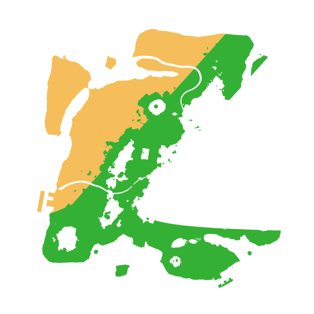 Biome Rust Map: Procedural Map, Size: 3000, Seed: 8418