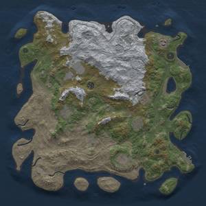 Thumbnail Rust Map: Procedural Map, Size: 4250, Seed: 82, 18 Monuments