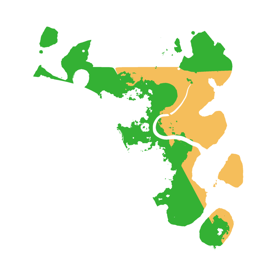 Biome Rust Map: Procedural Map, Size: 3000, Seed: 1543607874