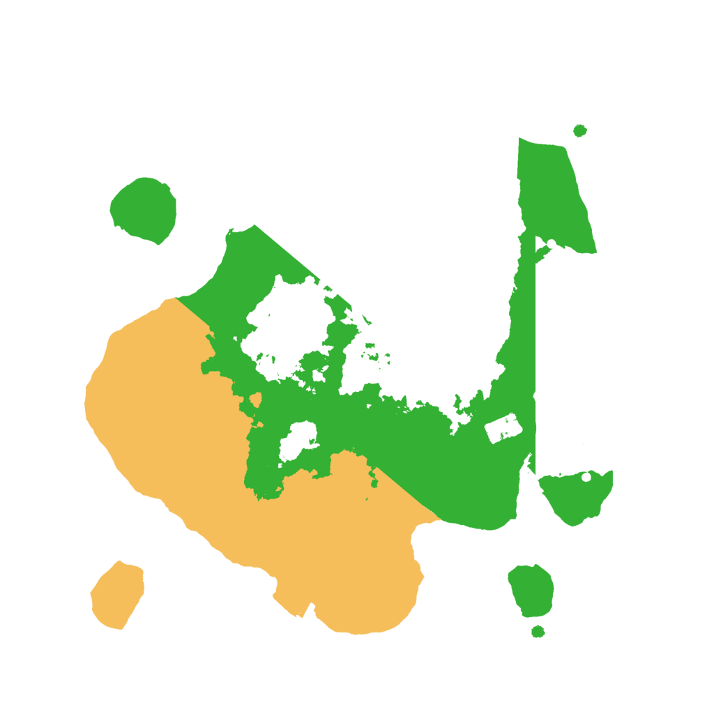 Biome Rust Map: Procedural Map, Size: 2250, Seed: 19216811