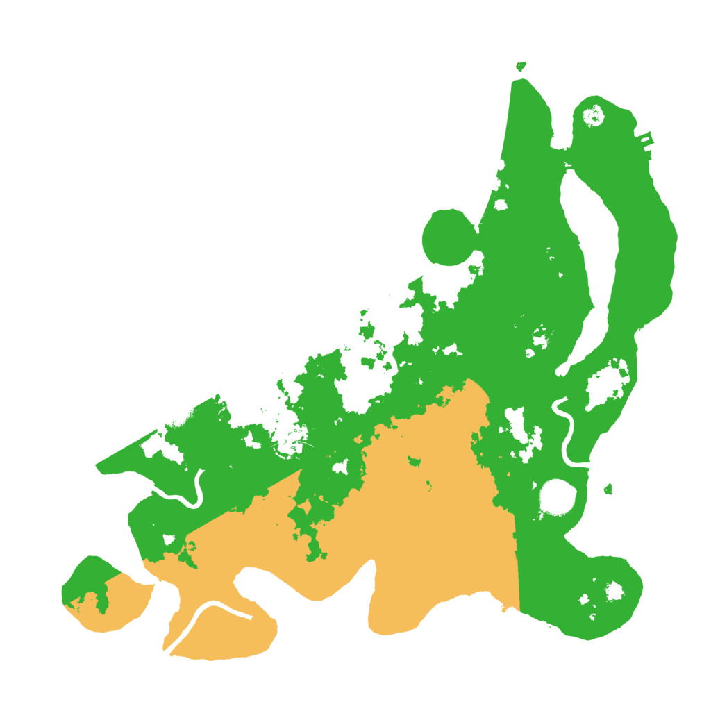 Biome Rust Map: Procedural Map, Size: 3500, Seed: 1854969031