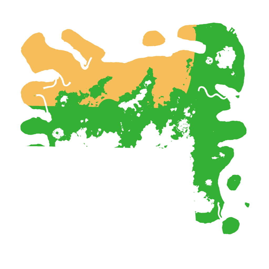 Biome Rust Map: Procedural Map, Size: 3800, Seed: 2009367222