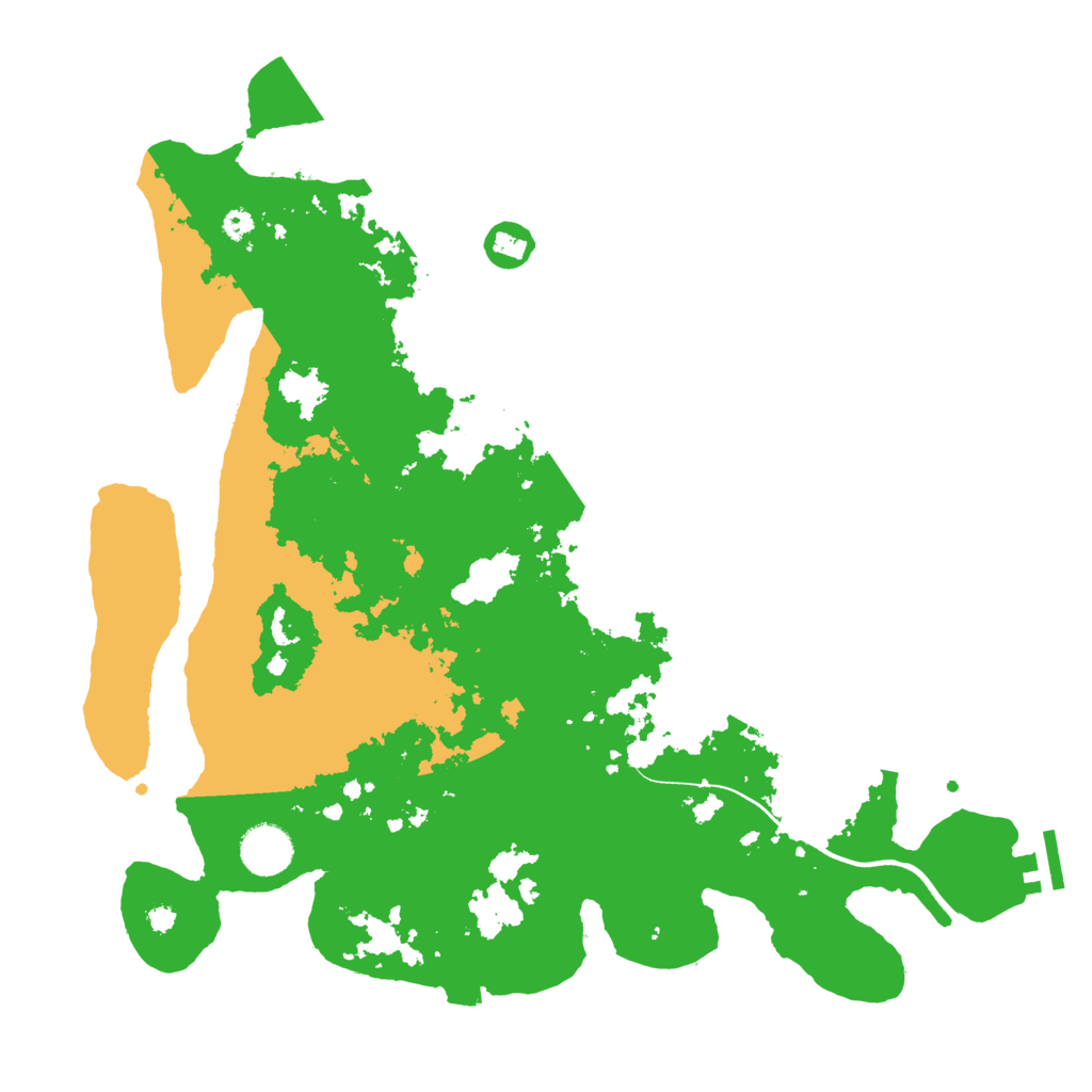Biome Rust Map: Procedural Map, Size: 3700, Seed: 1050702638