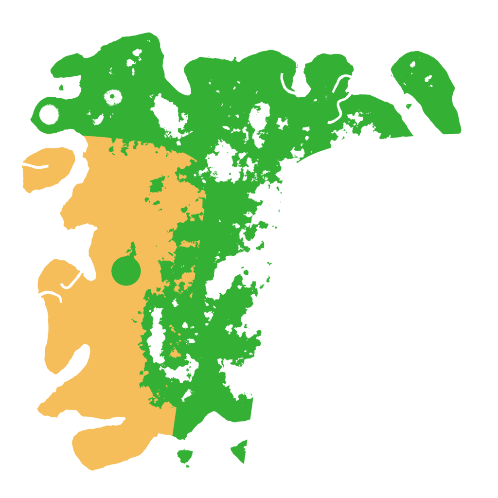 Biome Rust Map: Procedural Map, Size: 4500, Seed: 252525