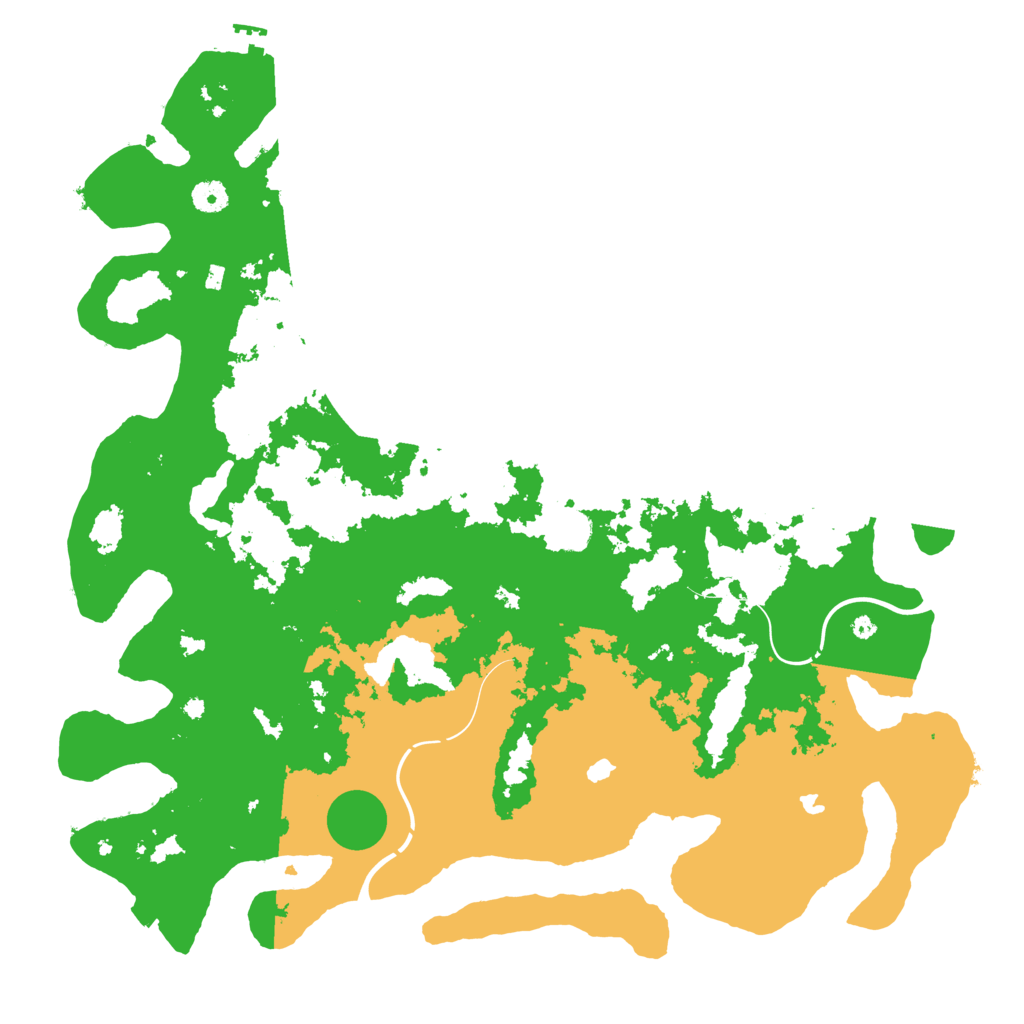 Biome Rust Map: Procedural Map, Size: 4500, Seed: 125917057