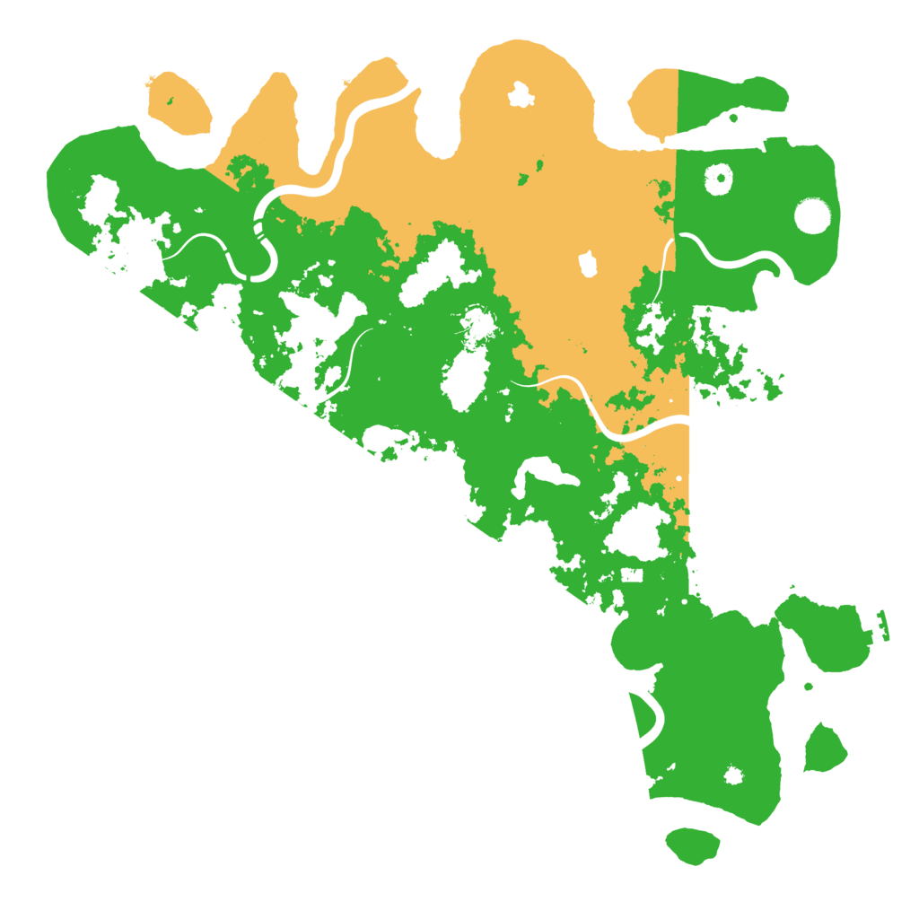 Biome Rust Map: Procedural Map, Size: 4500, Seed: 237491690