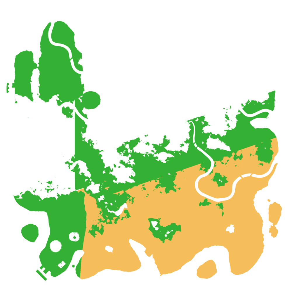 Biome Rust Map: Procedural Map, Size: 4500, Seed: 278803168