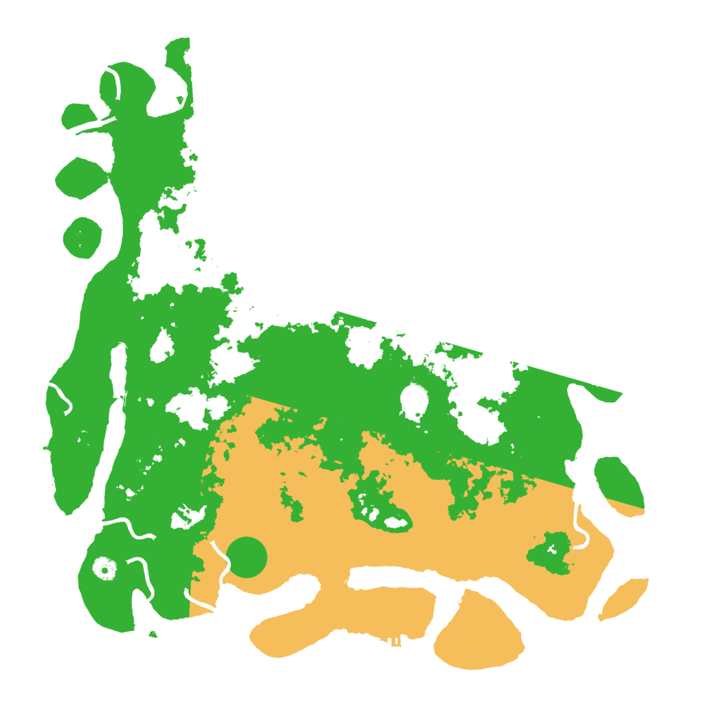 Biome Rust Map: Procedural Map, Size: 4500, Seed: 1094101284