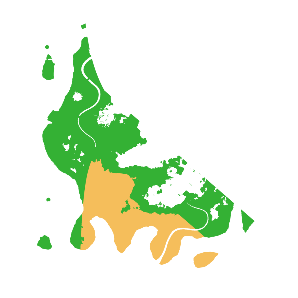 Biome Rust Map: Procedural Map, Size: 3000, Seed: 1254083739